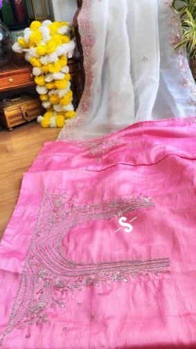 Shorya organza designer saree in surat